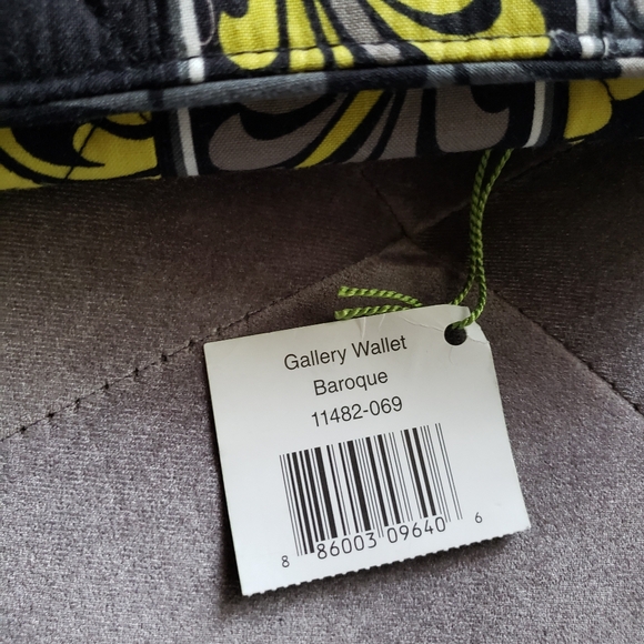 vera bradley gallery wallet baroque nwt - Picture 5 of 7